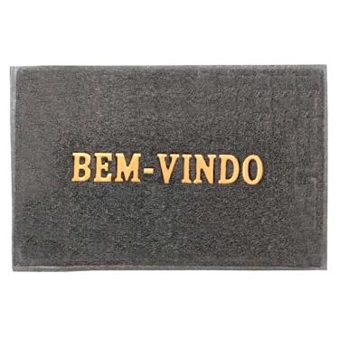 Imagem de CAPACHO BEM-VINDO 38 CM X 58 CM POLIESTER - BEGE
