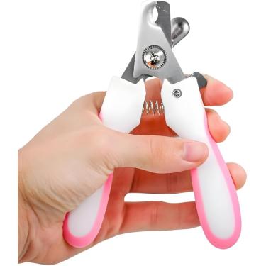 Imagem de CORTADOR DE UNHAS PARA PETS + LIXA ROSA