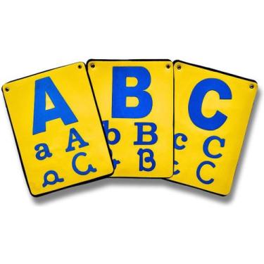 Imagem de Varal De Letras/ Alfabeto Em Eva 26 Pçs- Alfabetização