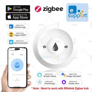 Imagem de Sensor De Vazamento De Água Zigbee 3.0 Para Casa Inteligente, Alarme D