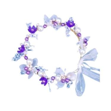 Imagem de Tiara De Flores Para Noivas, Acessórios De Cabelo Luxuosos Para Casame