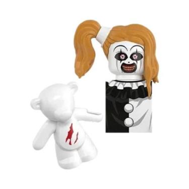 Imagem de Boneco Miniatura De Bloco De Montar Assassinos Palhaços Do Filme De Te