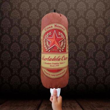 Imagem de Puxa Saco Porta Sacola Divertido Personalizado Com Gancho Para Cozinha