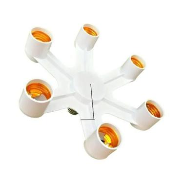 Imagem de Adaptador Divisor De Soquete Para Lâmpada LED E27 2 Em 1, 3 Em 1, 4 Em
