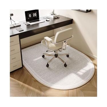 Imagem de Tapete para cadeira de escritório - suporte antiderrapante, fácil de limpar, à prova de som - projetado para pisos de madeira, azulejo e carpete - Tapetes deslizantes para movimento e proteção sem