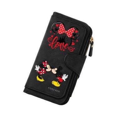 Imagem de Carteira Feminina Mickey Minnie, Bolsa Para Cartões E Moedas, Presente