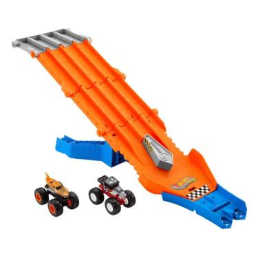Imagem de Hot Wheels Monster Trucks Pista Corrida da Destruição - Mattel