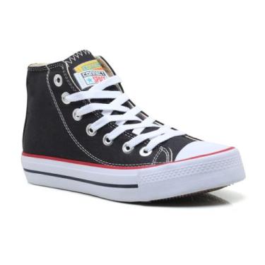 Imagem de Tenis All Feminino Cano Alto Moda Retrô Clássico 111Bo - CONNECT SPACE