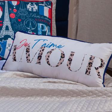 Imagem de Kit Cobre Leito Paris Dupla Face C/ Almofadas Queen 07 Peças