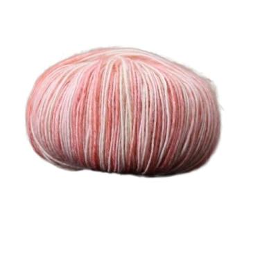 Imagem de Mistura de lã pintada, fio de lã de tricô, visual tingido à mão para projetos exclusivos de tricô e crochê, tons variados multicoloridos para mulheres e homens (estilo 15)