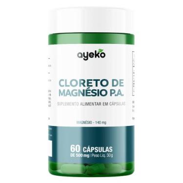 Imagem de Cloreto de Magnésio P.A 140mg 60 Cápsulas - Ayeko
