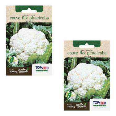 Imagem de Kit 2 Sementes De Couve Flor Piracicaba De Verão Para Mudas - Topseed
