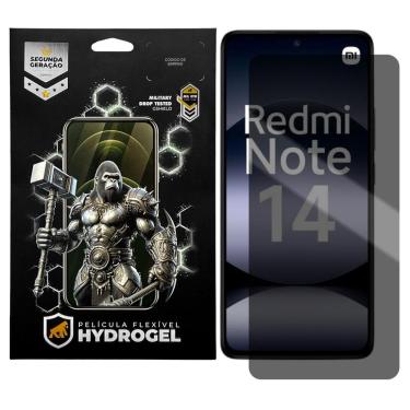 Imagem de Película para Xiaomi Redmi Note 14 - Privacidade Hydrogel - Gshield