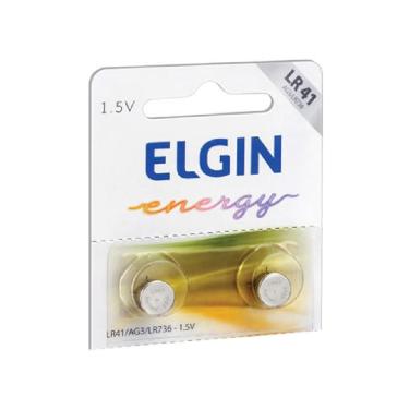 Imagem de Bateria Alcalina LR41 (AG3 / LR736) Elgin 82261 - com 2 Unidades