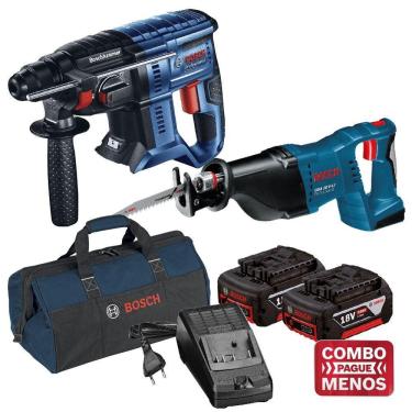Imagem de Martelete GBH 180LI e Serra Sabre GSA 18V-LI a bat 18V 