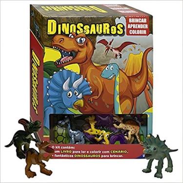 Imagem de Brincar-aprender-colorir: Dinossauros - TODOLIVRO, Sortido