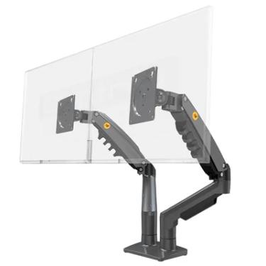 Imagem de Suporte Para 2 Monitores 15 A 27" Articulado, Pistão A Gás, F160 NB