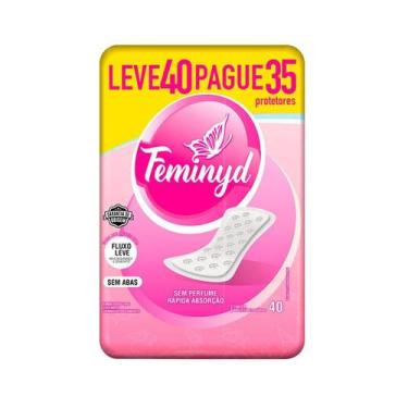 Imagem de Protetor Diário Feminyd sem abas Leve 40 Pague 35