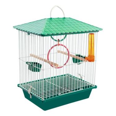Imagem de Gaiola Aves Periquito Canário Coleiro Caçulinha Opção Pet