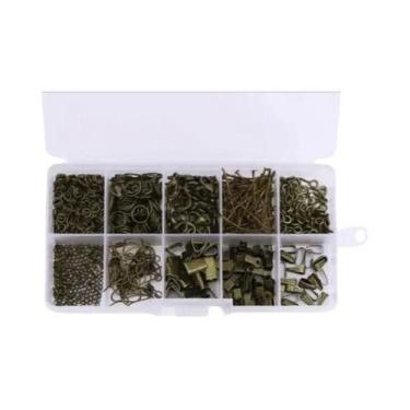 Imagem de Kit DIY Para Fazer Joias Com Fecho Lagosta, Argolas Abertas, Miçangas,