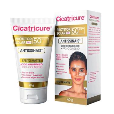 Imagem de Protetor Solar Cicatricure FPS50 Pró Colageno 40g - Lançamento