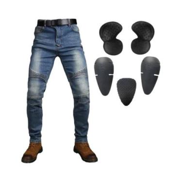 Imagem de Calças De Motociclismo Para Corrida Com Proteção Antiqueda, Equipament