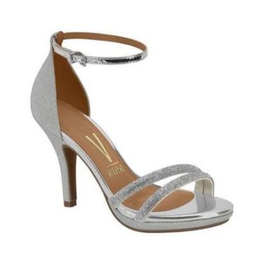 Imagem de Sandalia Feminina Vizzano Salto Fino Alto Glitter 6210.1037-Feminino