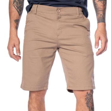 Imagem de Bermuda Sarja Masculina Max Denim Reta Bege-Masculino