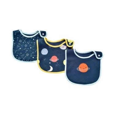 Imagem de Babadores De Algodão Com Estampa De Desenho Animado Para Bebês (Menino