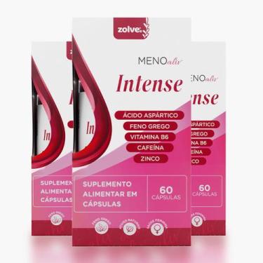 Imagem de Meno Aliv Intense: Suplemento Para Libido Feminina - 3 Potes - Zolve L