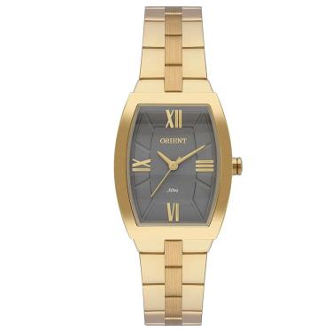 Imagem de Relógio ORIENT Eternal feminino dourado cinza LGSS0065 G3KX