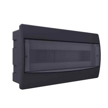 Imagem de Cd De Embutir Para Disjuntor 18 Din - 12 Ul Preto - Proteção Uv - Bet Plásticos