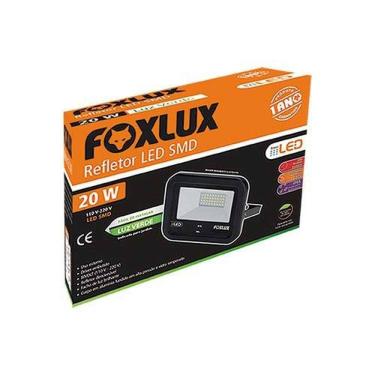 Imagem de Refletor Led Verde 20 Watts Ip65 Bivolt - Foxlux - 18,4x20x4,5cm