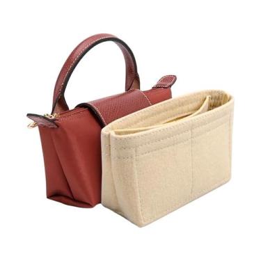 Imagem de Organizador De Bolsa Longchamp Mini Em Feltro, Forro Para Bolsa, Acess