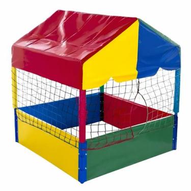 Imagem de Piscina De Bolinhas 1,00m Premium Pequena Quadrada - Rotoplay