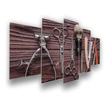 Imagem de Quadros Para Sala Barber Shop" - aero print