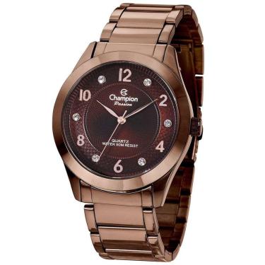 Imagem de Relógio Champion Feminino Ref: Cn29230r Casual Chocolate