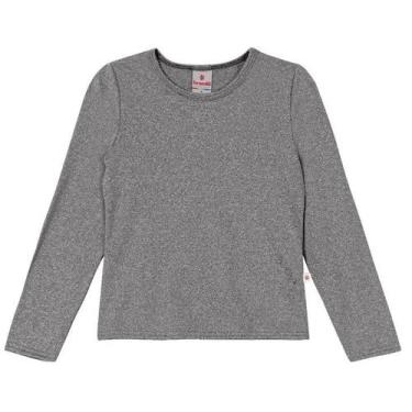Imagem de Blusa térmica infantil feminina manga longa brandili uv50+ -, Mescla, 