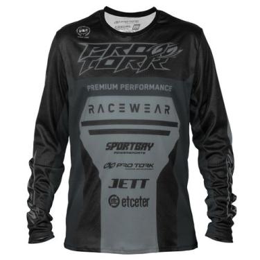 Imagem de Camisa Motocross Infantil Brave Pro Tork Roupa Esportiva Proteção, Cin