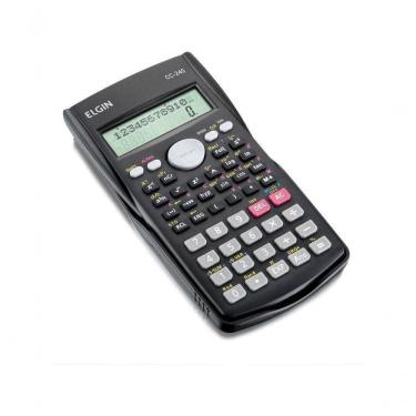 Imagem de Calculadora Científica Elgin CC240 com 240 Funções e Display de 12 Dígitos em Duas Linhas Preta