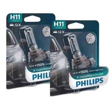 Imagem de Kit Lampada Philips Xtreme Vision H11 55w 12v Original