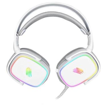 Imagem de Headset Gamer Zion Virtual Surround 7.1 Oexgame Led Rainbow Branco - O