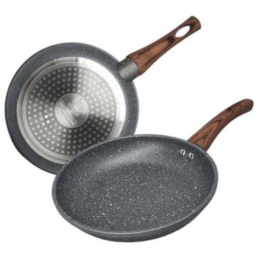 Imagem de Panela Frigideira Antiaderente Cerâmica 20cm Granito Lehavi