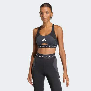 Imagem de Top Adidas Techfit Workout Feminino Preto, P