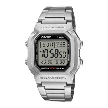 Imagem de Relógio CASIO masculino prateado digital W-800HD-1AVDF-SC