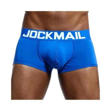 Imagem de Cuecas Boxer Masculinas De Algodão Respirável, Roupa Íntima Masculina 