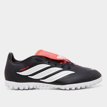 Imagem de Chuteira Society Adidas Predator Club LIN Unissex, Chumbo, 38