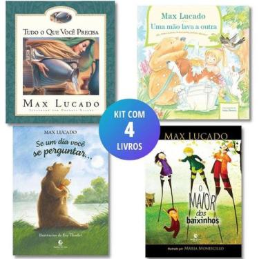Imagem de Kit Max Lucado Infantil III - Lançamentos - (4 livros) Exclusivo100Cri
