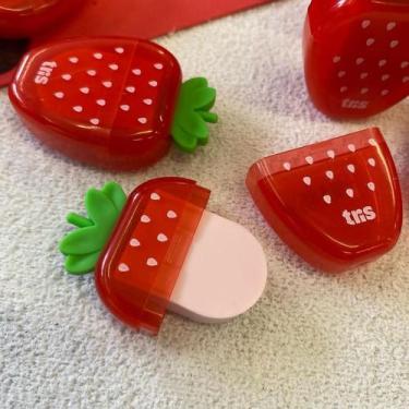 Imagem de Borracha Escolar com capa Morango Tris Holic Moranguinho, 2 unidades