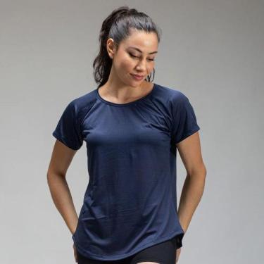 Imagem de Camiseta Feminina Academia Dry Fit Fitness Básica Blusa Treino - Blanc